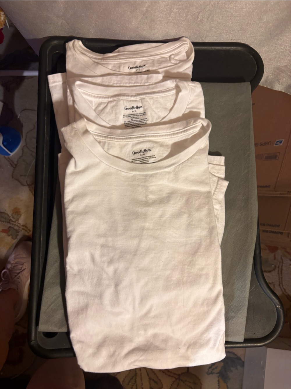 Goodfellow & Co White Short-Sleeve Tee - 3 Pack